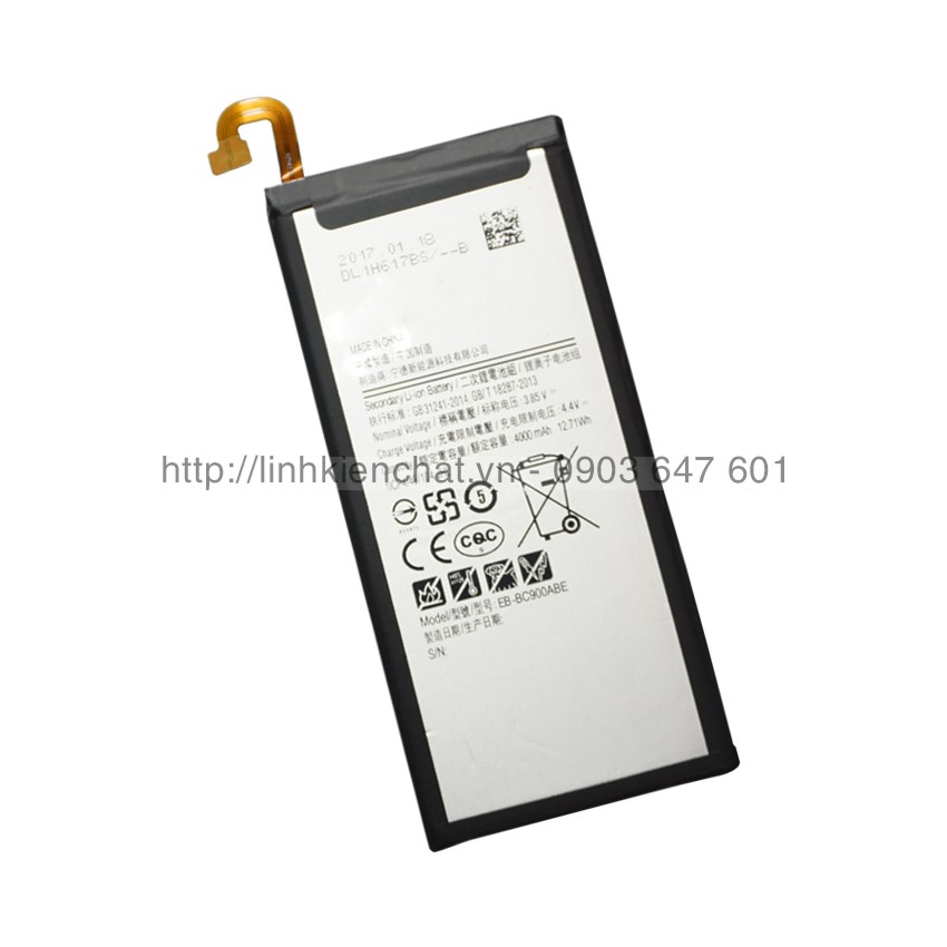 Pin thay thế cho Galaxy C9 Pro SM-C900F 4000mAh Zin