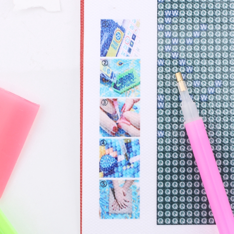 Bộ Tranh Đính Đá 5d Tự Làm Hình Cô Gái Cầu Nguyện