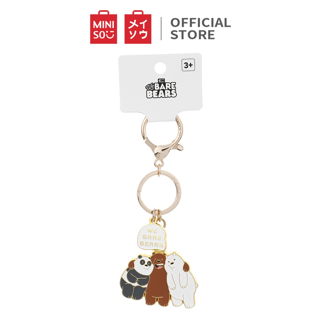 Móc treo trang trí Mặt dây chuyền túi / Móc khóa Miniso x We Bare Bears 3.0