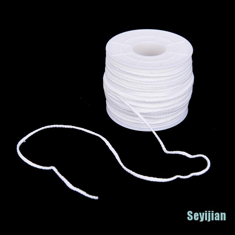 Cuộn Dây Cotton Vuông 61Mx2.5Mm Làm Đèn Cầy Tiện Dụng