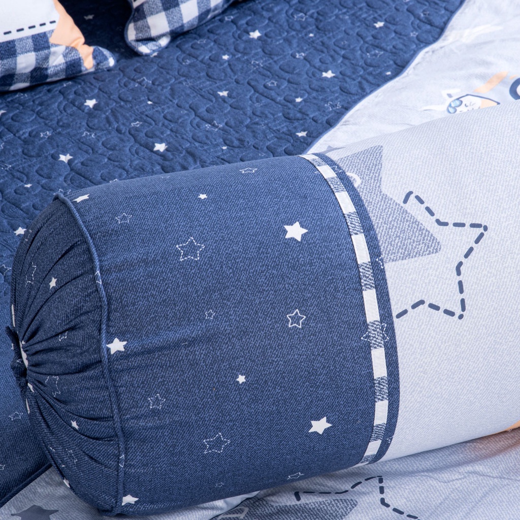 🍁 Mẫu Chăn Ga Gối 🍁 Hanvico Blue Sky DLS197 vải cotton cao cấp