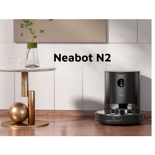 [Rẻ vô địch] NEABOT N2 PLUS BLACK – Robot hút bụi lau nhà thông minh tự đổ rác Neabot N2 Plus quốc tế màu đen