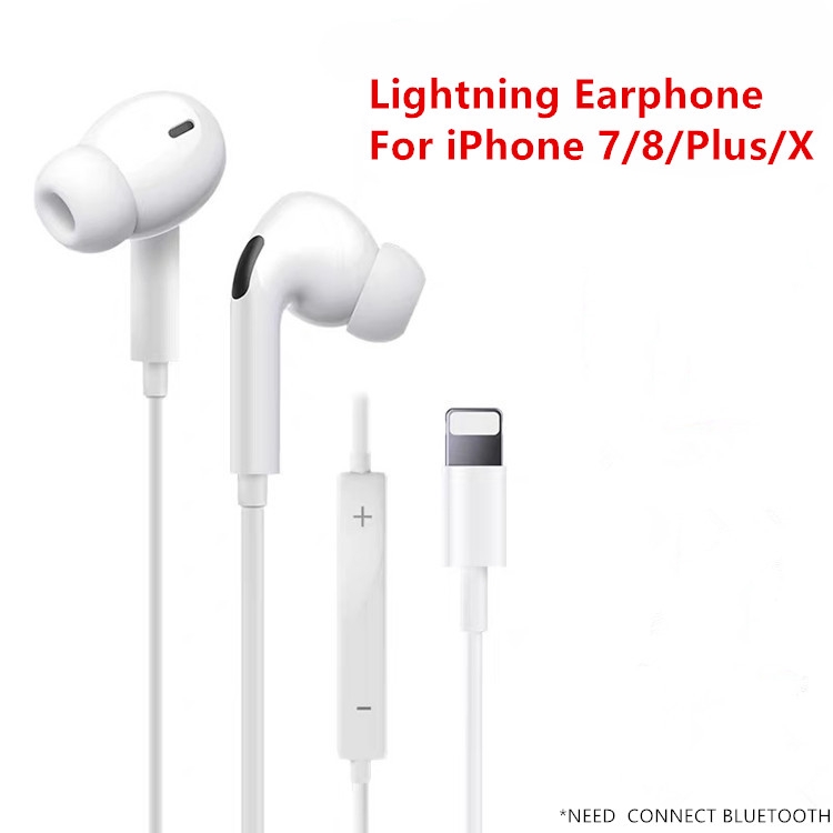 Tai Nghe Nhét Tai Bluetooth Không Dây Cho Apple 7 / 7p / 8