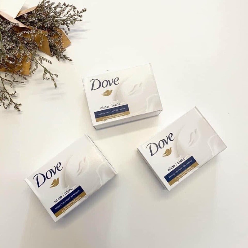 XÀ BÔNG CỤC DOVE WHITE BEAUTY BAR CỦA MỸ (Lốc 16 cục)