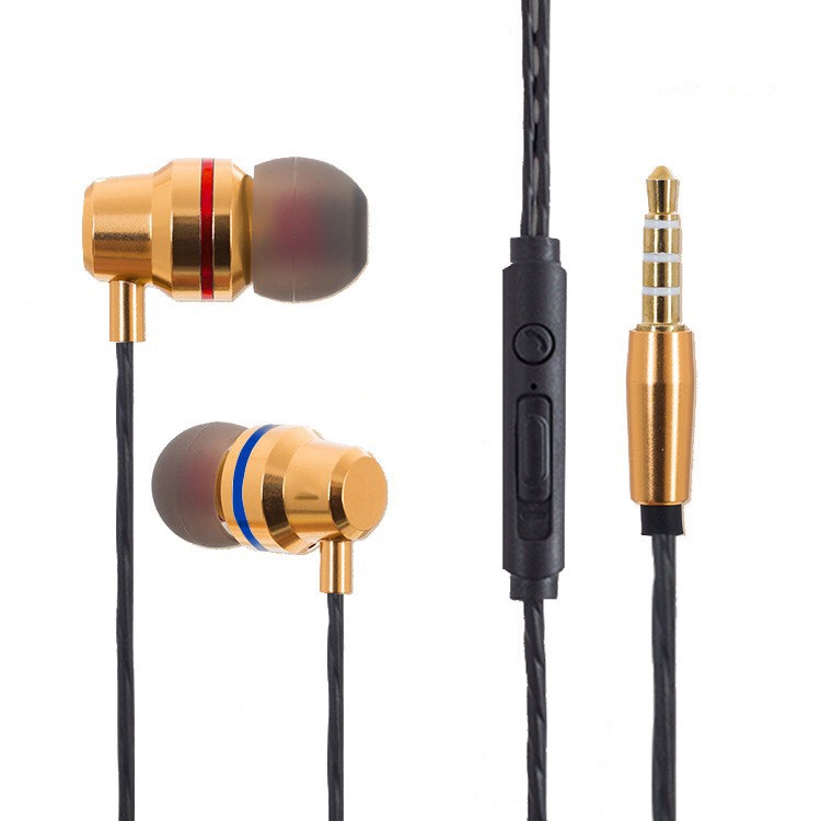 Tai nghe có dây bass cực mạnh, không chói tai, có mic hỗ trợ đàm thoại tăng giảm âm lượng tương thích điện SB1