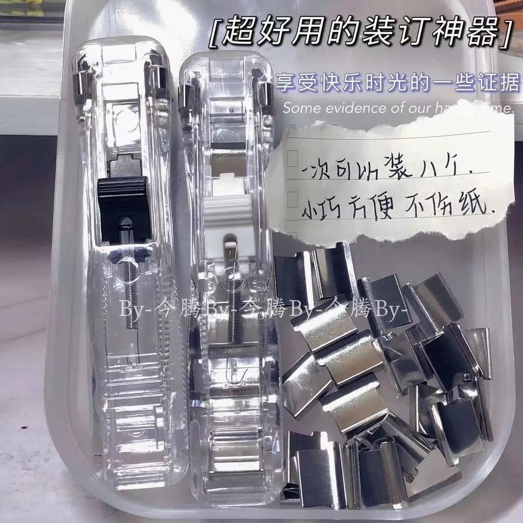 Kẹp Giấy Kiểm Tra Dữ Liệu Thiết Kế Trong Suốt Đơn Giản Tiện Dụng