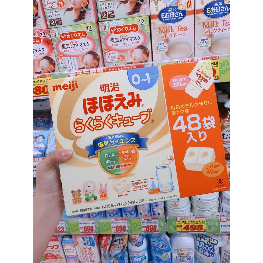 [DATE T7/2022] Sữa MEIJI Thanh Nội Địa Nhật Bản | MEIJI Thanh Số 0, Số 9 Hàng Nhật