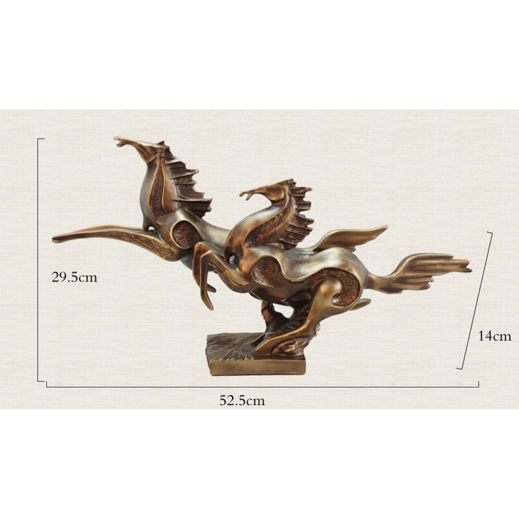 tượng ngựa cao cấp. decor phong mã. decor trang trí phòng khách. decor trang trí. tượng ngựa trang trí phòng khách