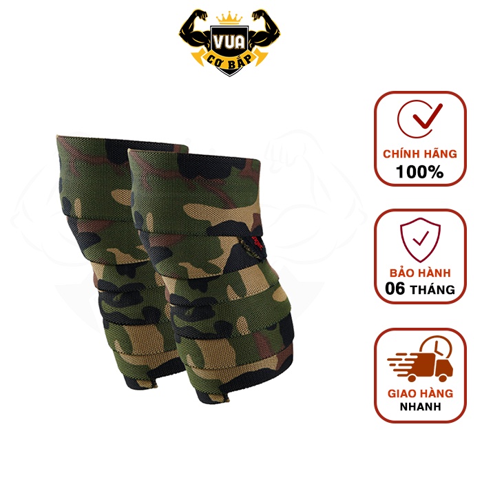 Dây Quấn Gối Tập Gym Harbinger Redline Knee Wraps Camo