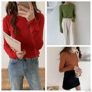 Áo thun nữ dài tay thời trang Hàn Quốc