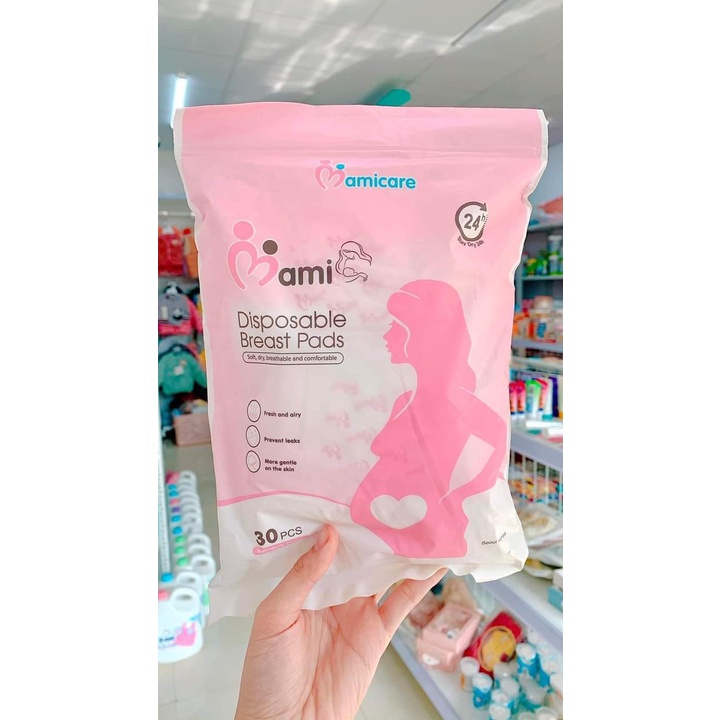 Lót thấm sữa MAMI CARE/PIGEON 100 miếng siêu thấm hút