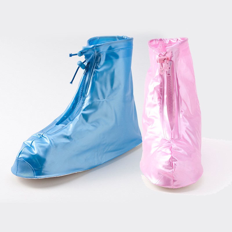 Giày ủng đi mưa dáng bệt cao cấp chống thấm nước cho nam nữ bảo vệ giày dép