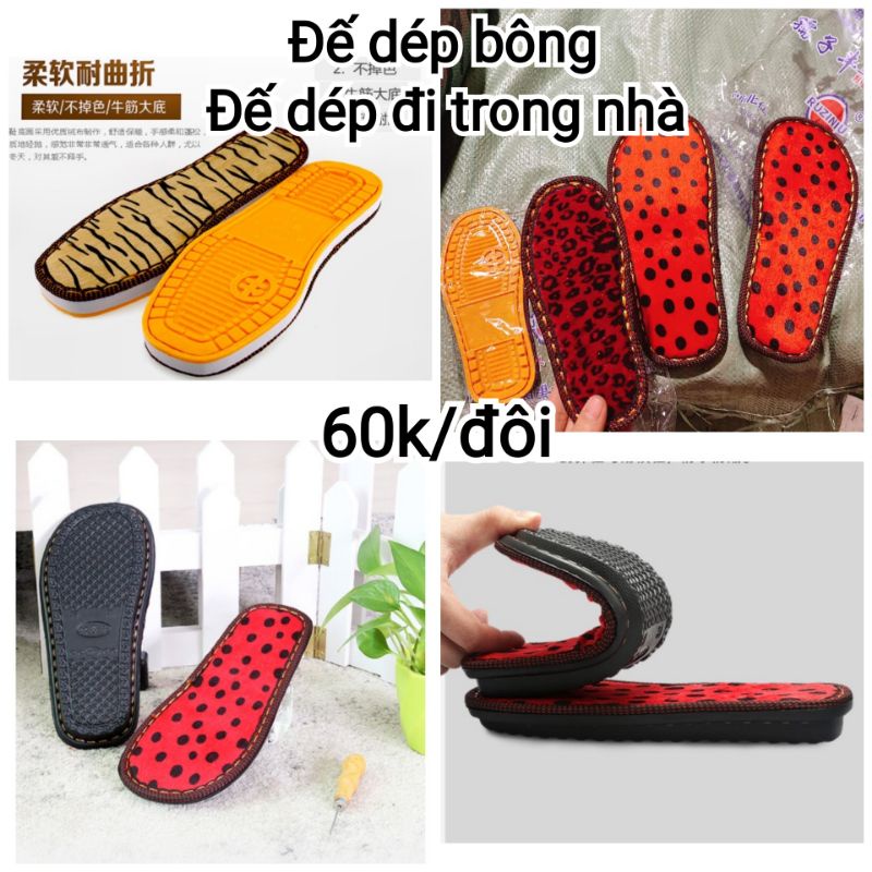 Đế dép bông - Đế dép đi trong nhà