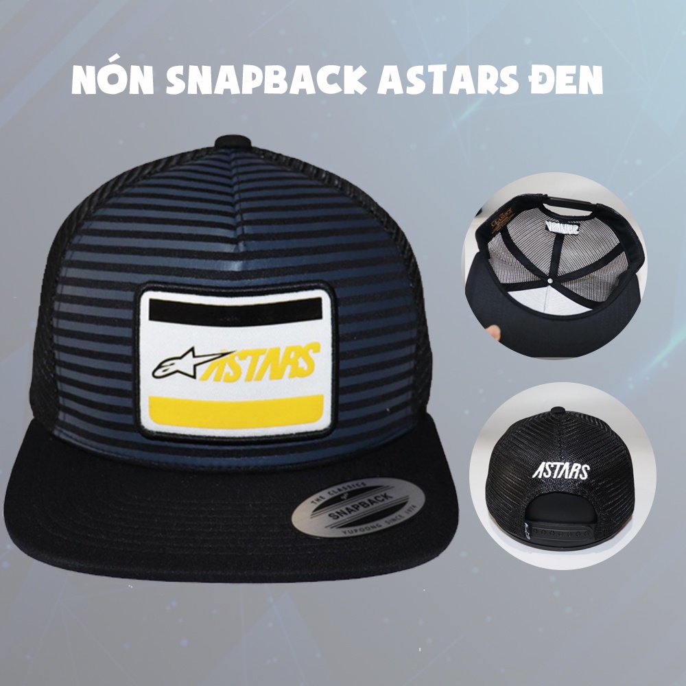 Mũ NHS Snapback Alpine Star Ngôi Sao Thể Thao AL002.