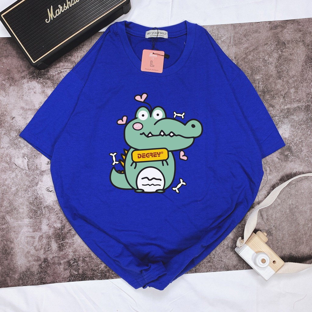 Áo thun unisex Be Yourself size M L XL - Cá sấu DERGEY