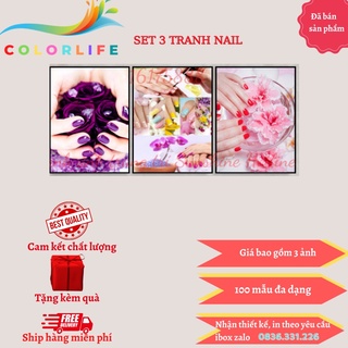 KHUNG ẢNH NAIL TRANH NAIL TREO TƯỜNG SIÊU ĐẸP GIÁ XƯỞNG B39 ColorLife SIÊU BỀN BẢO HÀNH 2 NĂM