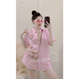 ÁO SƠ MI SỌC FORM RỘNG (KÈM VIDEO HÌNH THẬT)
