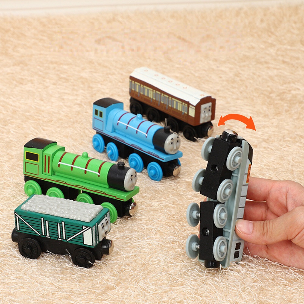 Bộ Đồ Chơi Xe Lửa Thomas and Friends James Petcy Henry Bằng Hợp Kim Nhôm Nam Châm Dễ Thương Cho Bé