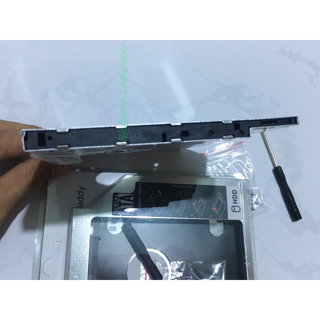 Caddy Bay gắn HDD, SSD 2.5" thay thế ổ DVD cho Laptop - Kích thước: 9.5mm, 12.7mm - BH 12T