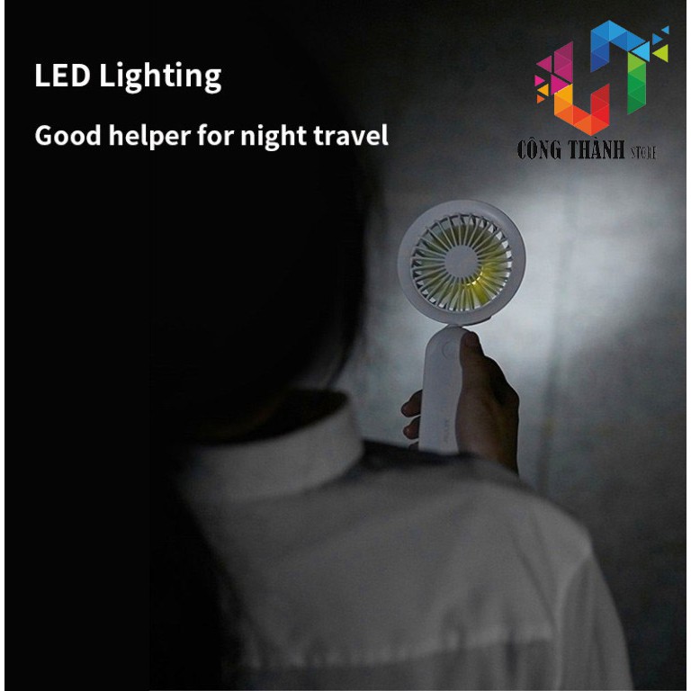 [Hàng Chính Hãng] Quạt Jisulife Mini Cầm Tay /Đeo Cổ Sạc USB Tiện Lợi Chất Lượng Cao | BigBuy360 - bigbuy360.vn