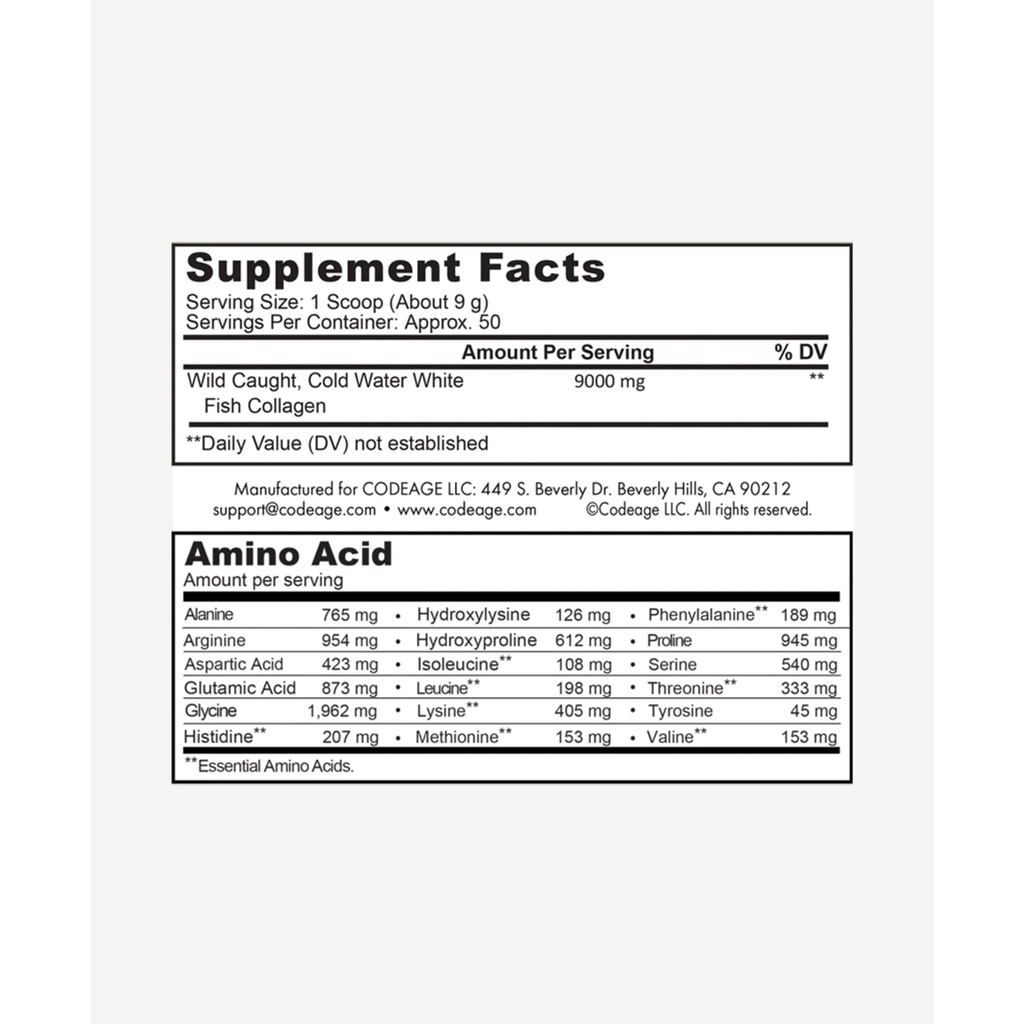 Collagen bột đẹp da Code Age Marine Collagen Peptide