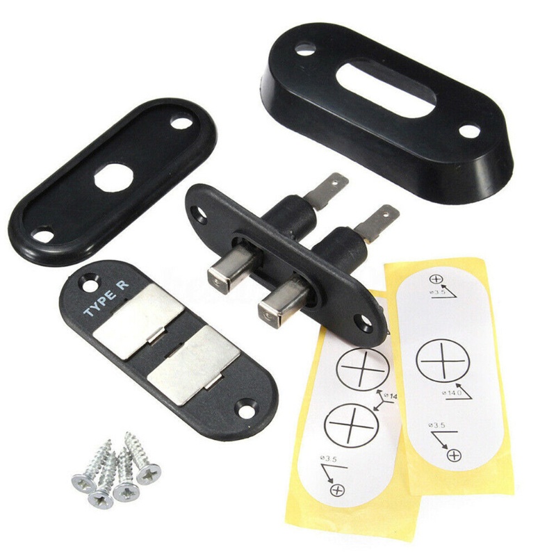 1 Bộ Công Tắc Cửa Trượt P-3 Màu Đen Cho Hệ Thống Khóa Xe Hơi