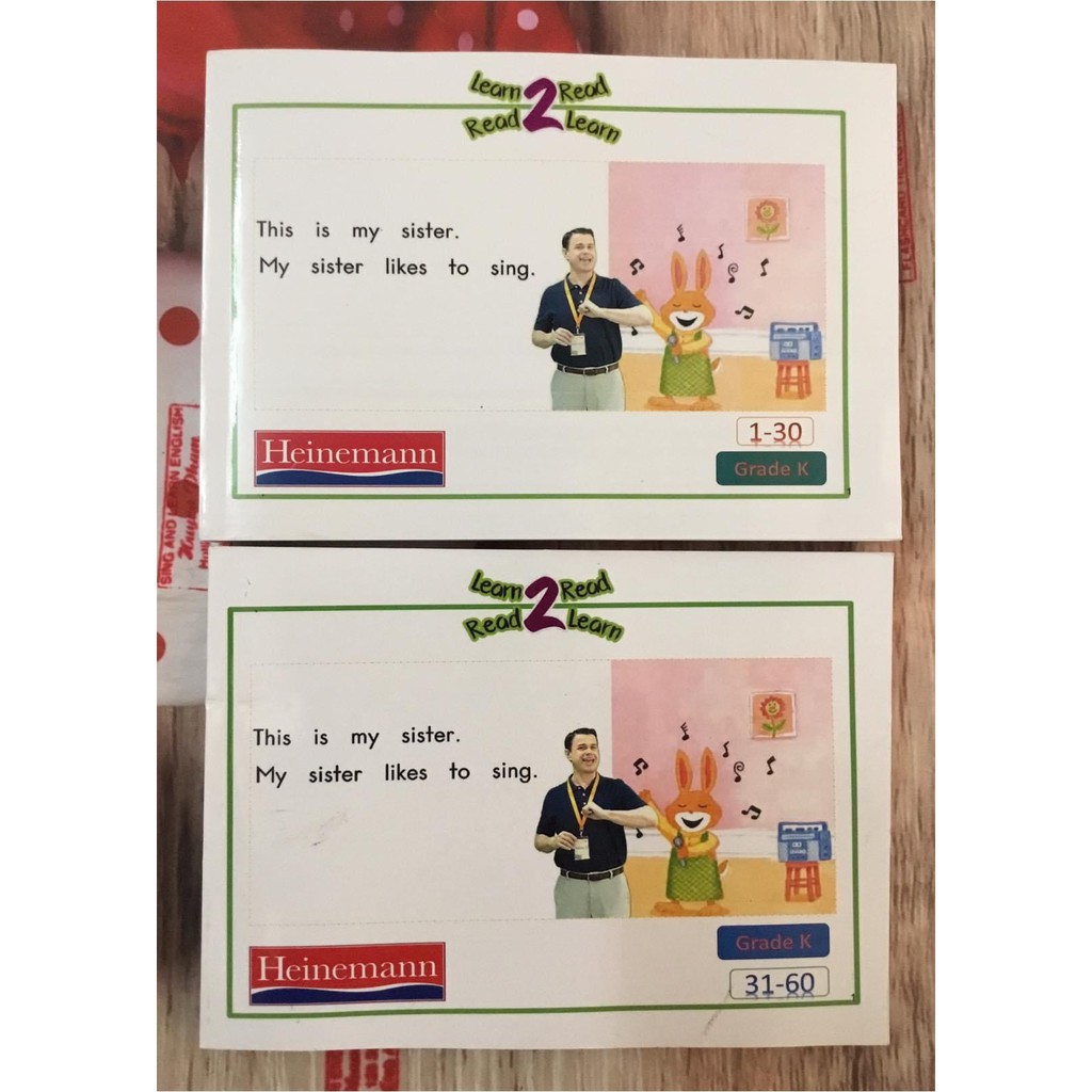 [ Flashcard] “ Learn to Read- Read to Learn” Heinemann (Grade K)