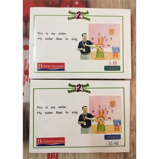 [ Flashcard] “ Learn to Read- Read to Learn” Heinemann (Grade K)