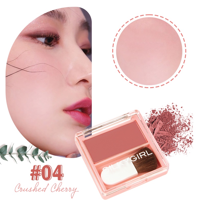 Phấn Má Hồng Silky Girl Blush Hour 3g