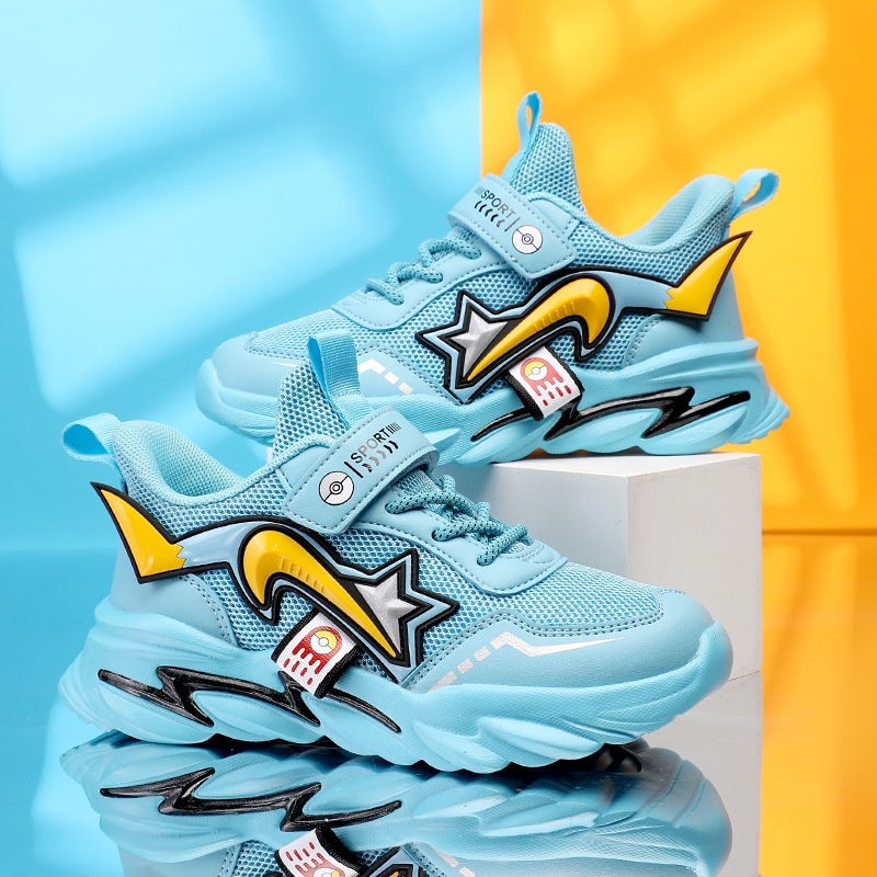 Giày Bóng Rổ Phong Cách Thời Trang Hàn Quốc Dành Cho Trẻ Em