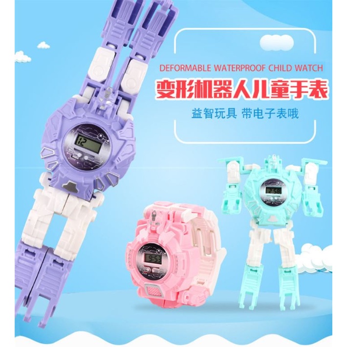 [Giá hủy diệt]  Đồng hồ ROBOT đeo tay cho bé, nhiều màu săc dễ thương siêu ngầu