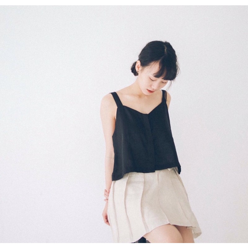 Áo 2 dây linen tưng premium