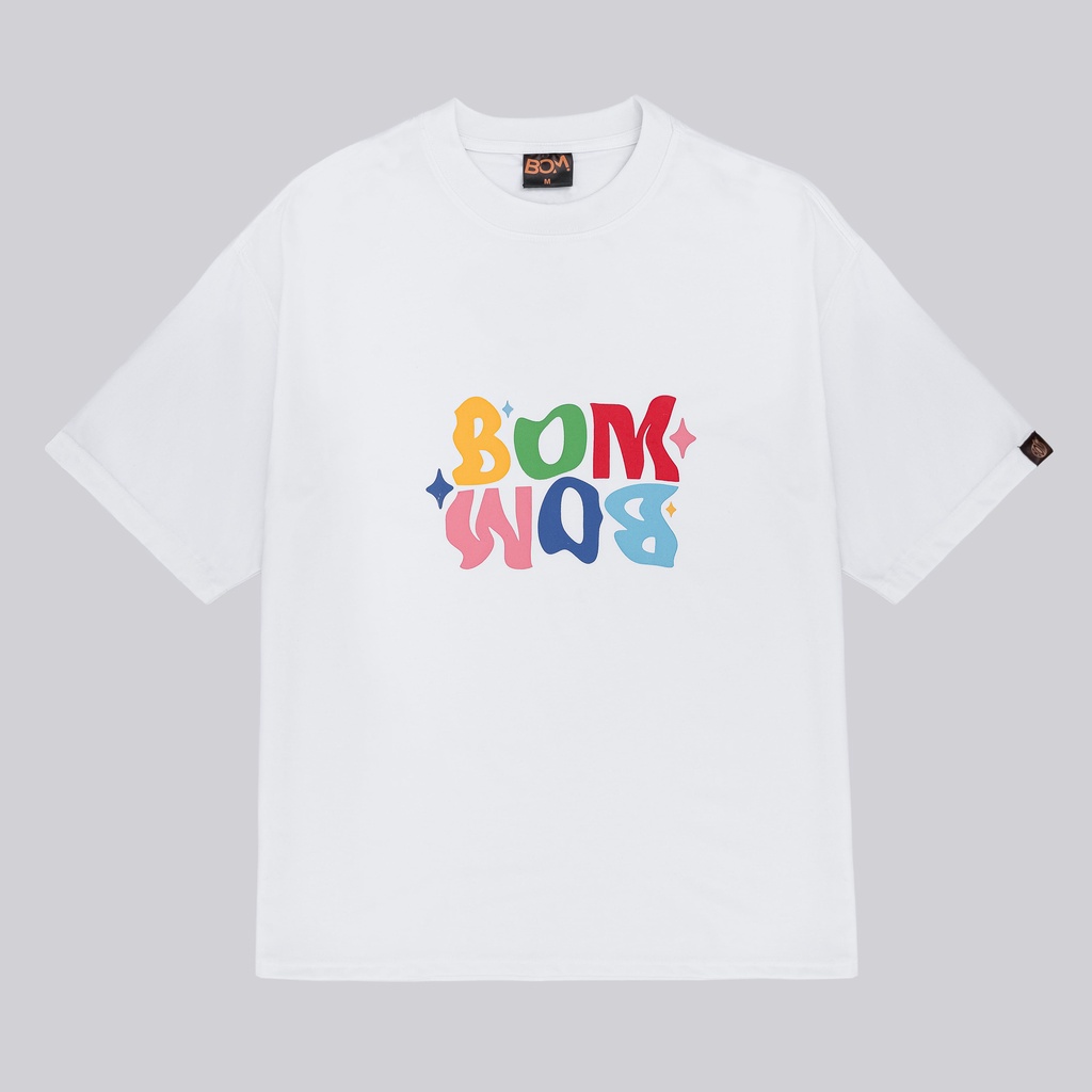 Áo thun RAINBOW nam nữ - Áo phông Unisex vải Cotton - Bom Mode