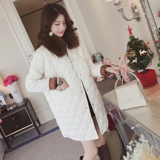 Áo khoác cổ lông