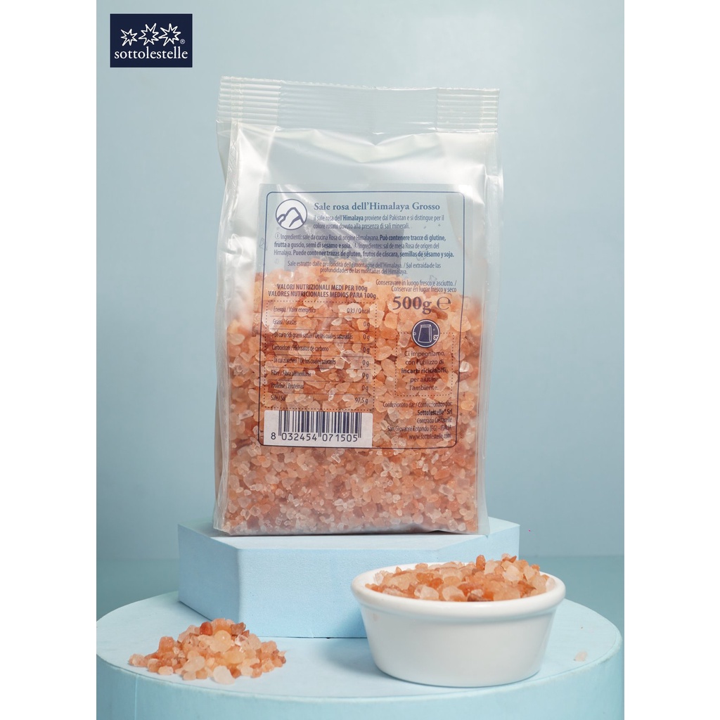 Hạt muối hồng Himalaya Sottolestelle 500gr