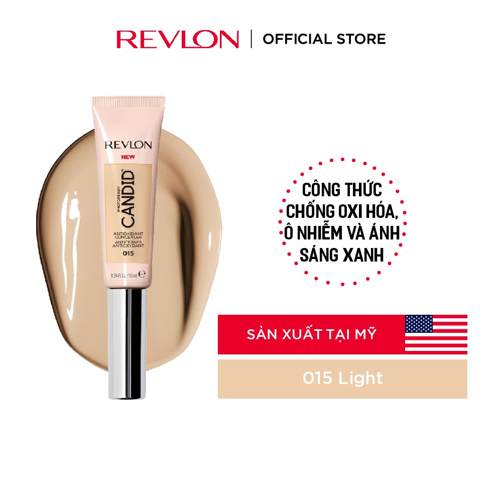 [Thêm vào giỏ hàng để nhận quà] Kem che khuyết điểm chuyên nghiệp Revlon PhotoReady Candid 10ml