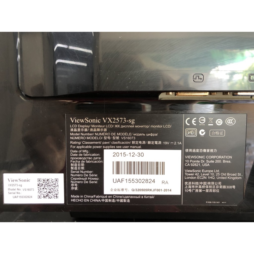 Màn hình Viewsonic VX2573, 25"/ Full viền/ IPS | BigBuy360 - bigbuy360.vn