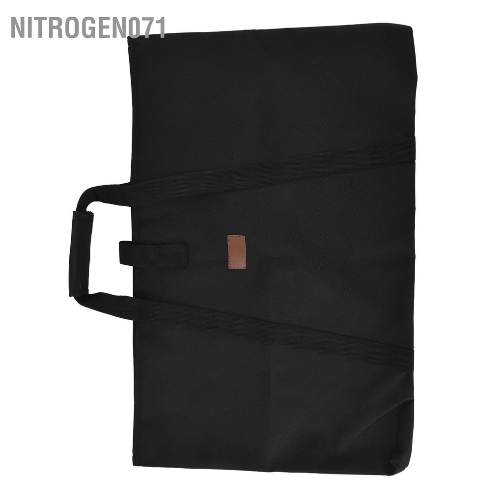 Nitrogen071 Gấp để bàn Túi lưu trữ Sponge Interlayer Không thấm nước Vải Oxford Đen đựng đa chức năng ngoài trời cho chuyến dã ngoại