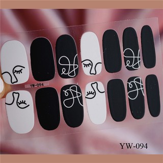 Miếng dán móng tay - Nail Wraps (14 miếng dán khô)
