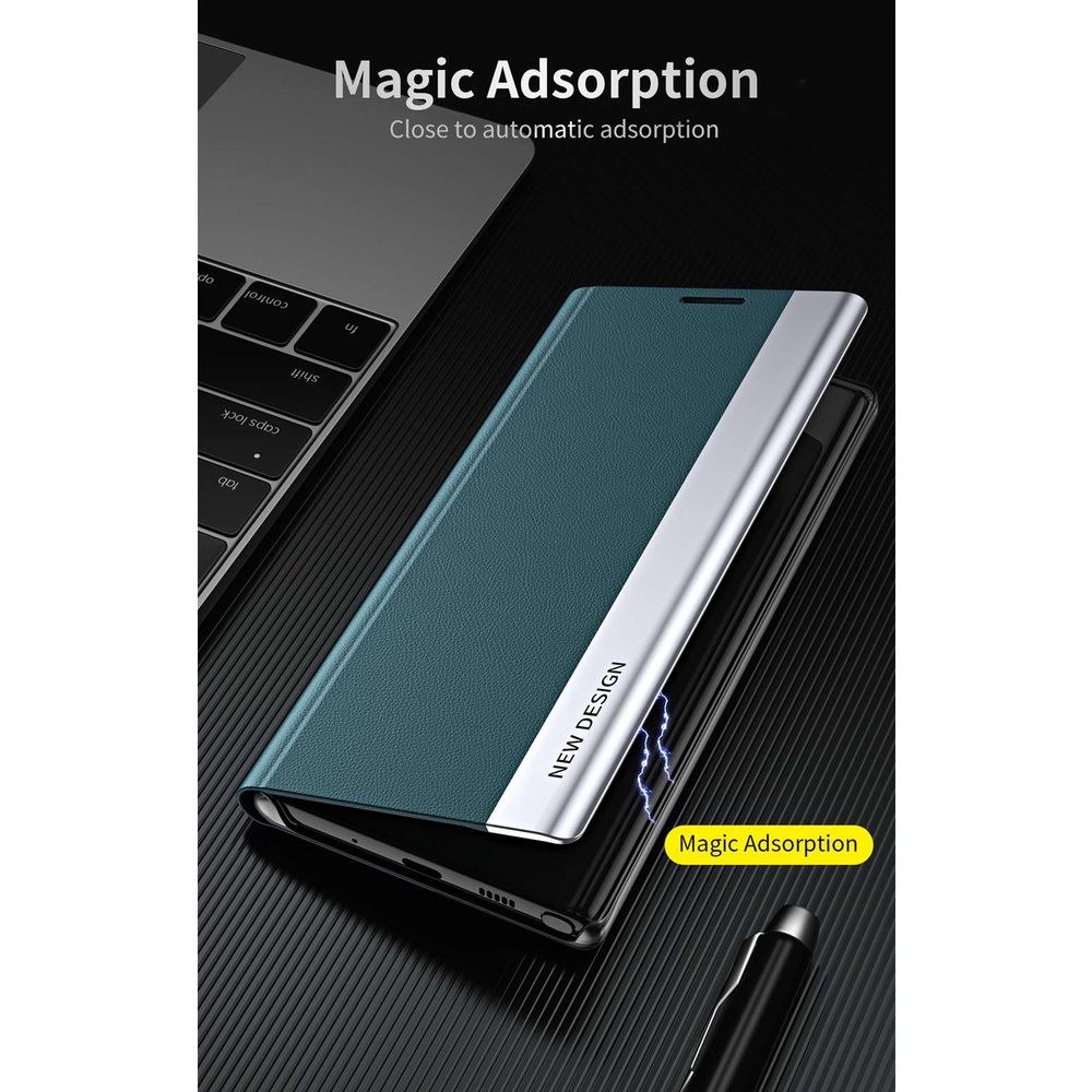 Ốp Điện Thoại Da PU Nắp Gập Từ Tính Màu Tương Phản Thời Trang Cho Oppo Find X5 Pro A74 / A54 / A93 5G