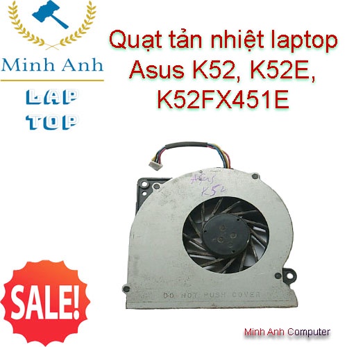 Fan Quạt tản nhiệt laptop Asus K52, K52E, K52F,A52 - Xaclaptop