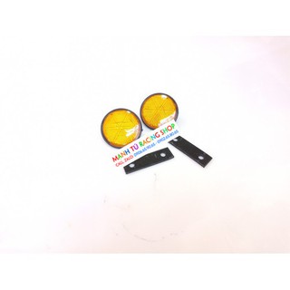 mắt mèo dạ quang bas sắt thẳng