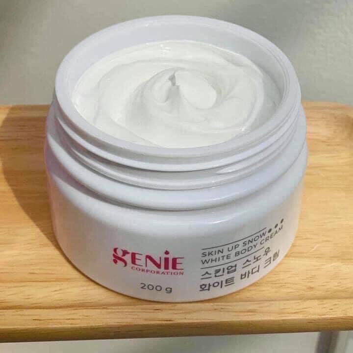 Kem Trắng Da Body Tinh Thể Nước Genie Skin Up Snow White Body Cream 200gr