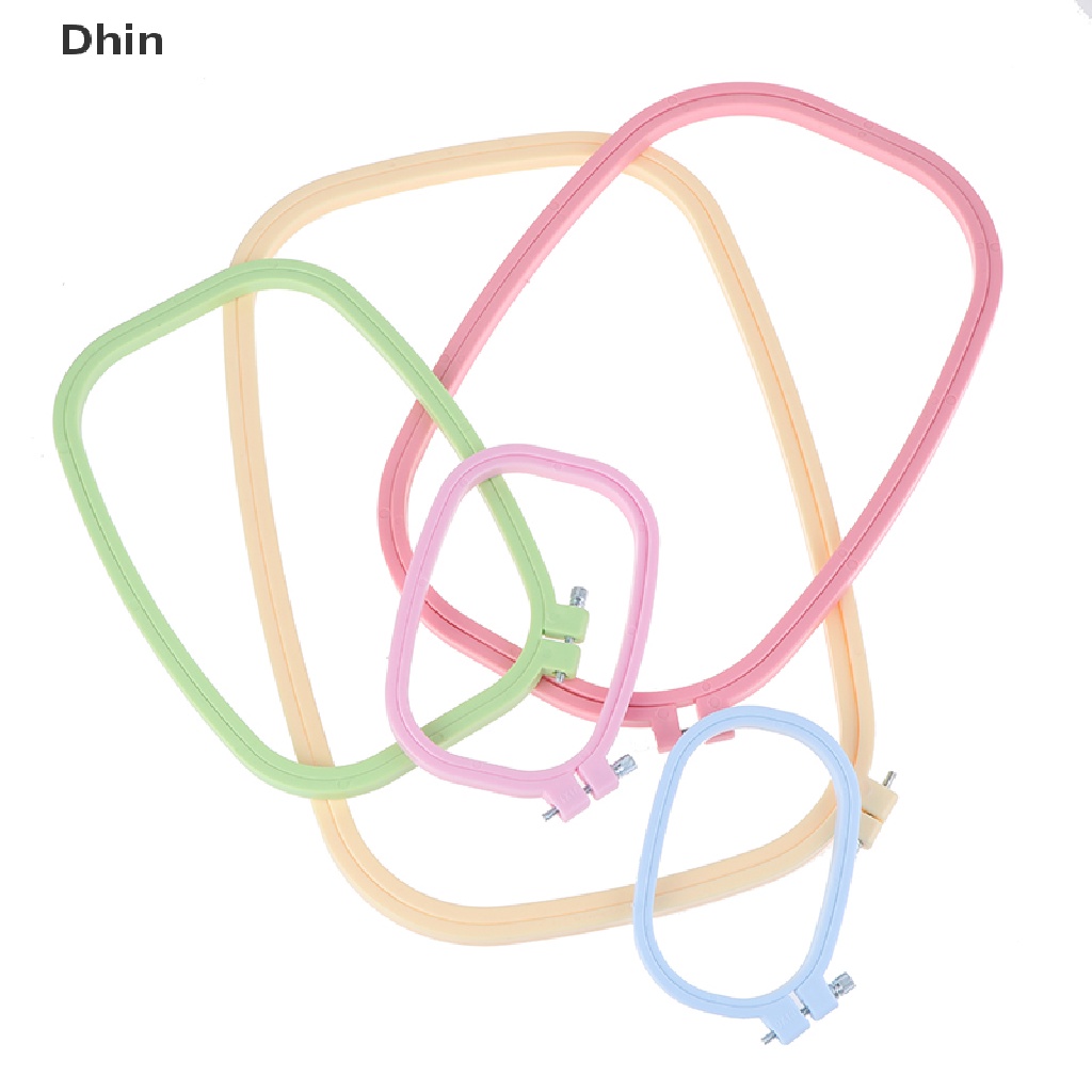 Khung Thêu Bằng Nhựa Hình Vuông Có 5 Kích Cỡ Tiện Lợi