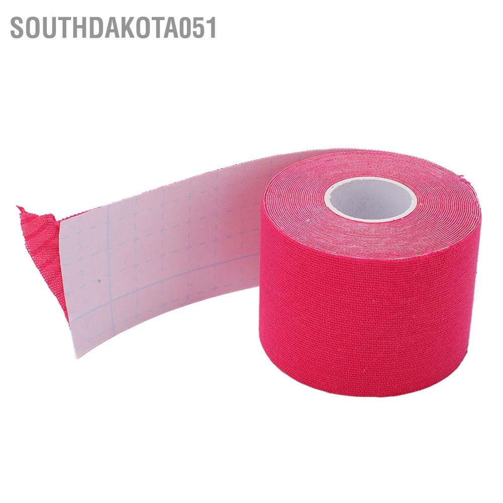 Southdakota051 6Pcs Sports Tape Muscle Non Woven Fabric Kinesiology 5cm Width 5m Length for Athletic