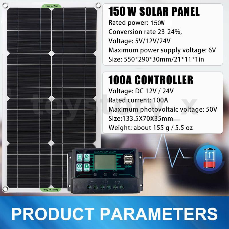 Tấm Pin Năng Lượng Mặt Trời 250W 60A/100A