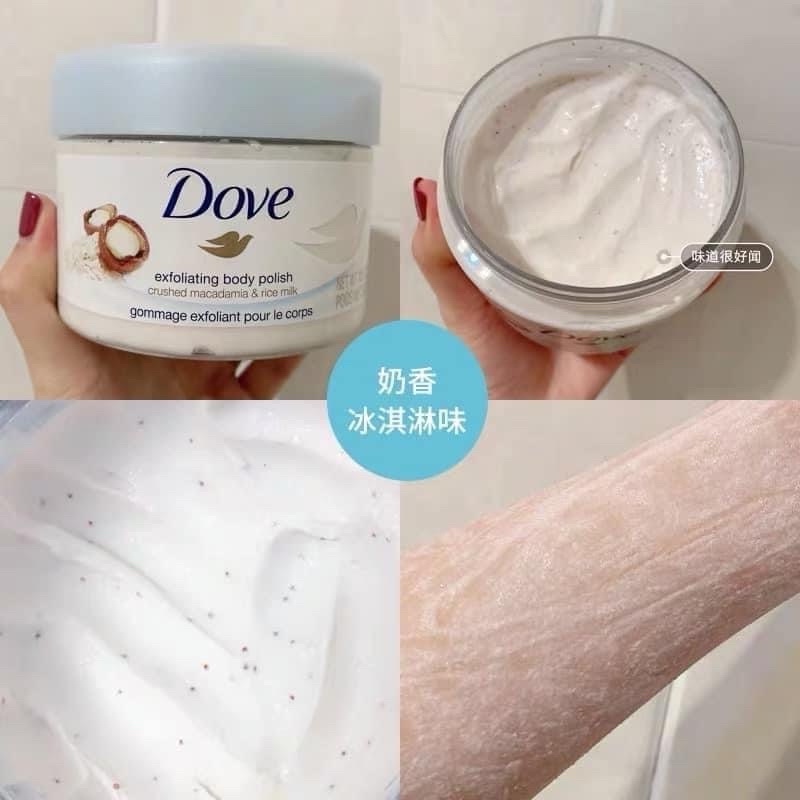 Tẩy da chết Body DOVE ĐỨC - Dove Creme-Dusch- Peeling