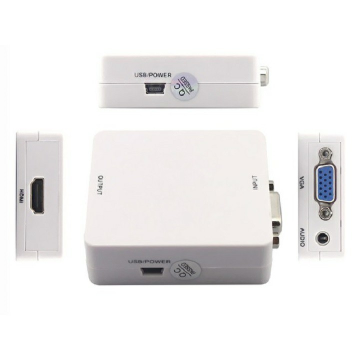 BOX CHUYỂN VGA RA HDMI HD MINI | BigBuy360 - bigbuy360.vn