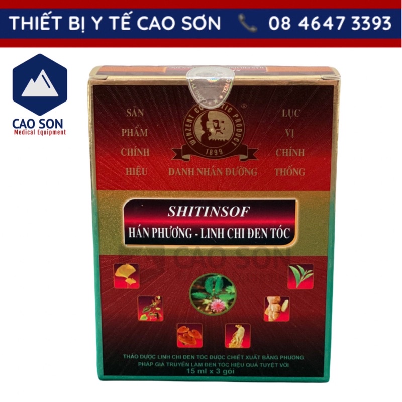 Dầu gội thảo dược đen tóc Shitinsof Hán Phương Linh Chi