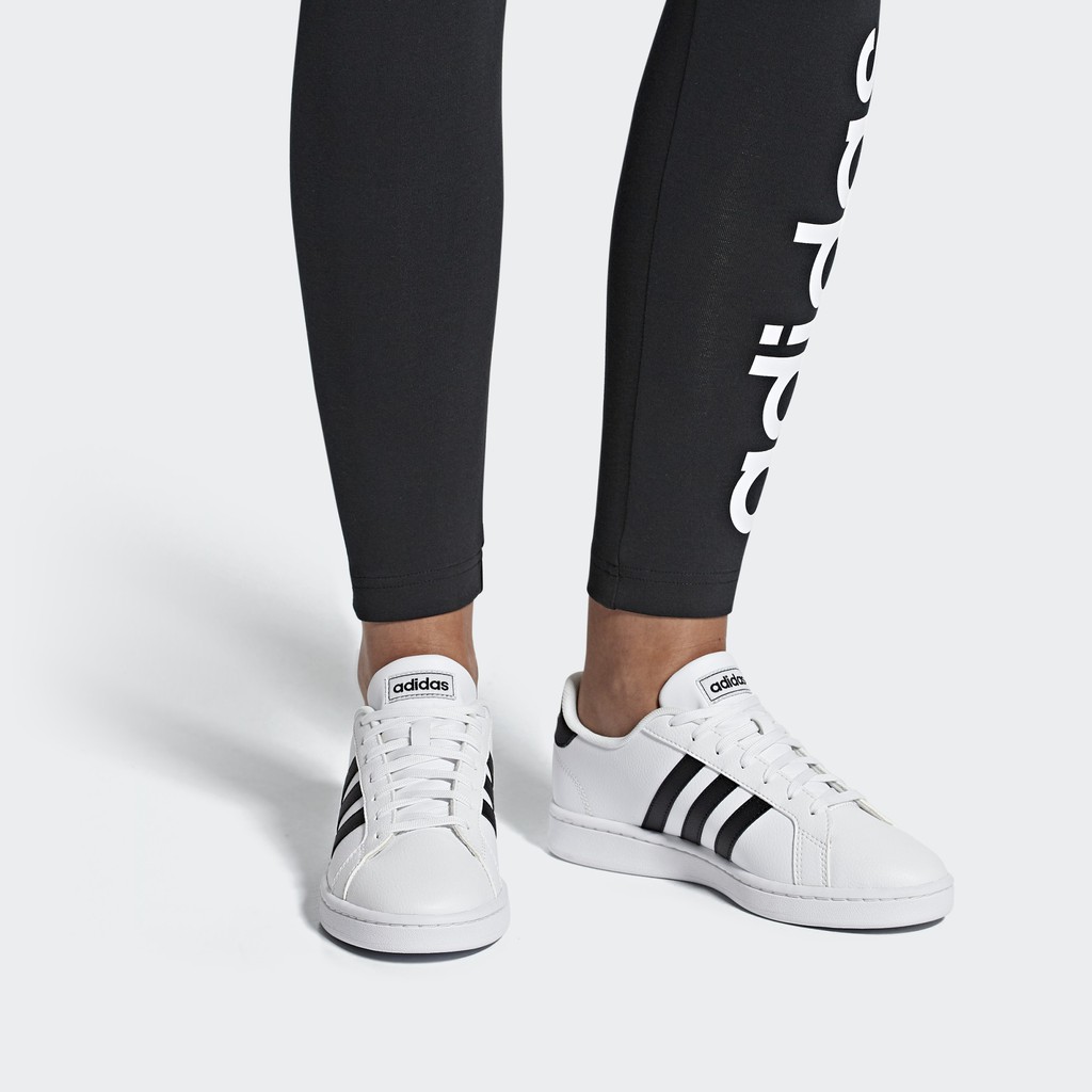 (100% chính hãng Adidas) Giày Adidas Grand Court “Black White” | BigBuy360 - bigbuy360.vn